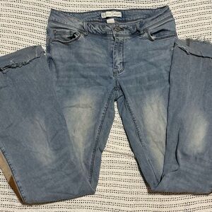 New Directions Light Blue Straight Leg Jeans